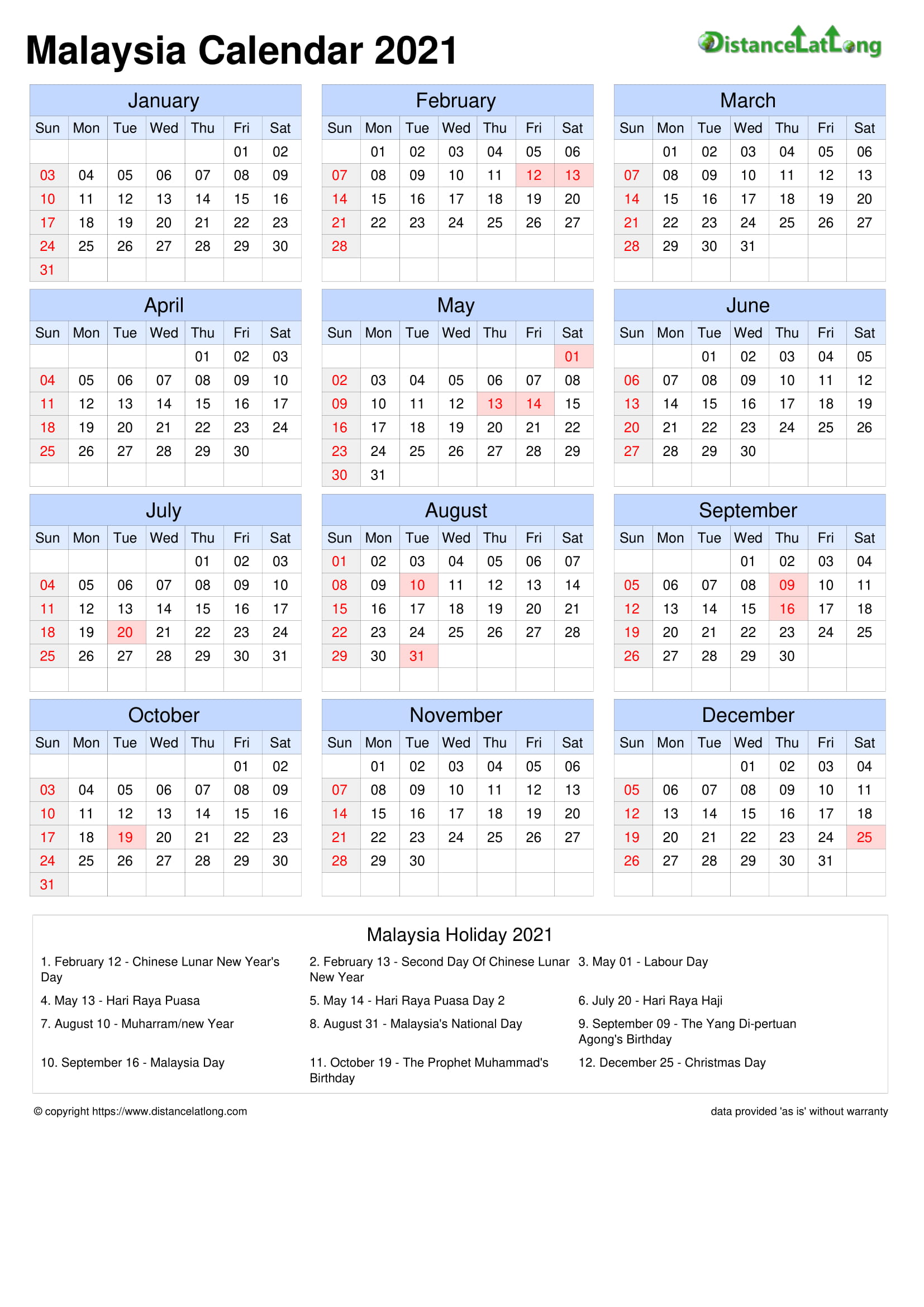 Public holidays 2022 malaysia