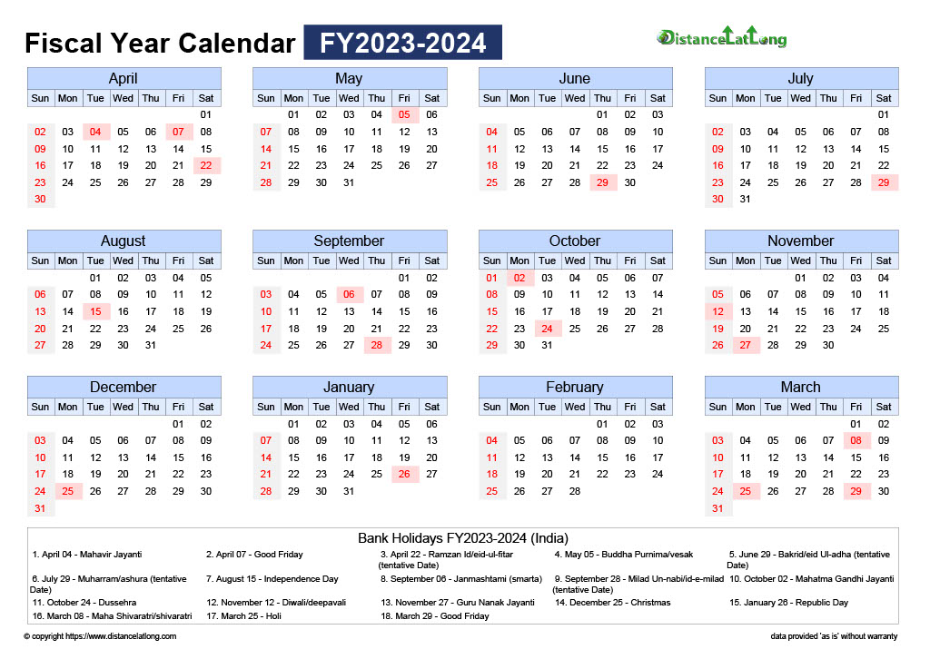 20242024 Printable Calendar With Holidays India Aviva Caritta
