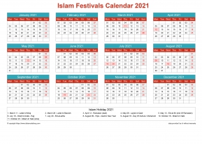 2021 Religious Calendar Religiouslandscape Orientation Free Printable Templates - Free Download - Distancelatlong.com